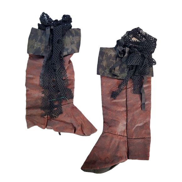 Gypsy Peasant Fortune Teller Halloween Costume Youth Size Large 6 Piece - Picture 11 of 12